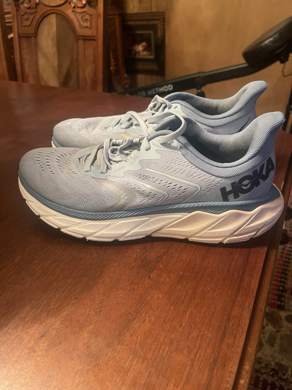 Hoka One One Arahi 5 Women’s Size 8.5 B 1115012 BFPB Blue Running Shoes Sneakers